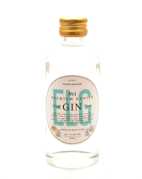 ELG Miniature No 1 Premium Danish Small Batch Gin 5 cl 47,2 %