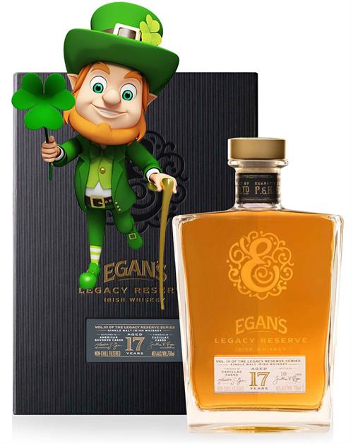 Egan\'s Legacy Reserve III 17 år Single Irish Malt Whisky 46%