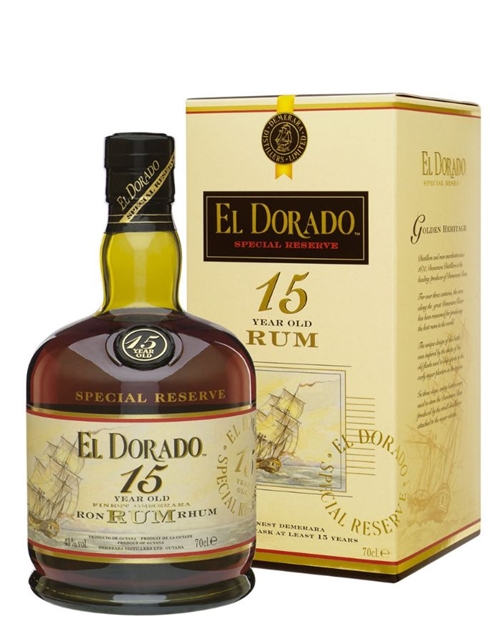 El Dorado 15 Year Old Gul Ask Guyana Rom 70 cl 43%