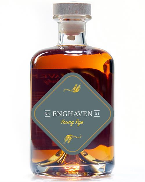 Enghaven no 1 Young Rye innehåller 50 centiliter med en alkoholprocent på 42,5