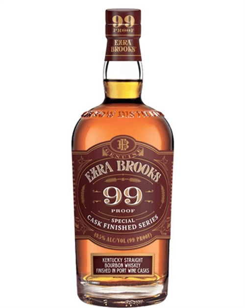 Ezra Brooks Port Cask Finish Kentucky Straight Bourbon Whiskey 70 cl 49,5%