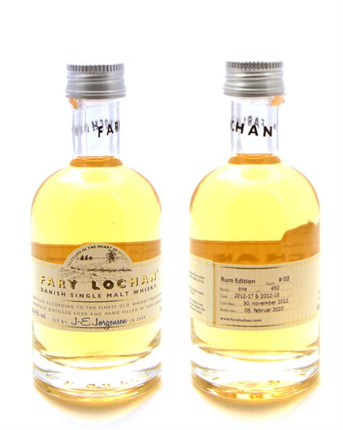 Fary Lochan Miniature Batch 02 Rum Edition Rumfinish Dansk Single Malt Whisky 5 cl 55,9%