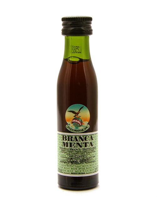 Fernet Branca Menta Italiensk Likör i miniatyr Bitter 2 cl 28%