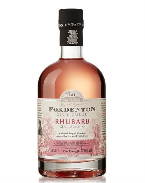 Foxdenton Rhubarb Gin Likør England 70 centiliter och 21,5 procent alkohol