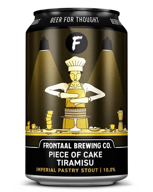Frontaal Brewing Co Piece of Cake Tiramisu Imperial Pastry Stout Burköl 330 ml 10%