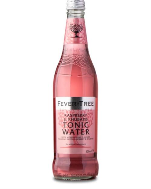 Fever-Tree Raspberry & Rabarb Tonic Water - Perfekt för Gin och Tonic 50 cl