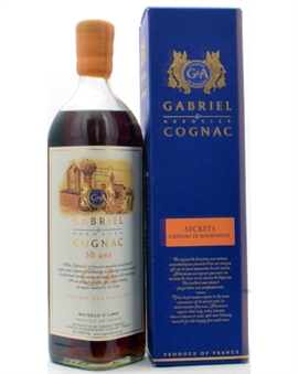 Gabriel & Associes 30 år Château des Plassons Pierre Ferrand Fransk Cognac 70 cl 41,5 %