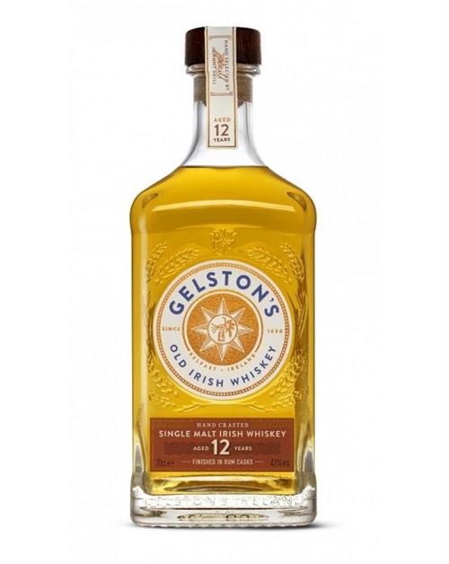 Gelston\'s 12 year Rum Cask Finish Single Malt Irish Whisky