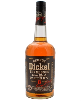 George Dickel No. 8 Sour Mash Tennessee Whisky 75 cl 40%