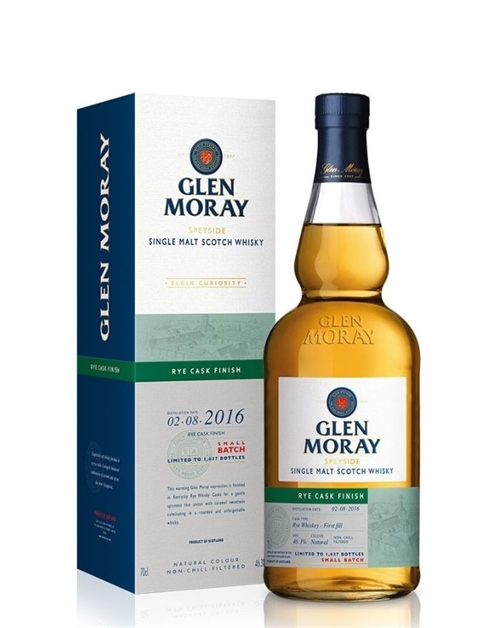 Glen Moray Elgin Curiosity Rye Cask Finish Single Speyside Malt Whisky 70 cl 46,3%