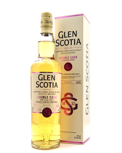 Glen Scotia Double Cask Rom Cask Finish Campbeltown Single Malt Scotch Whisky 70 cl 46%