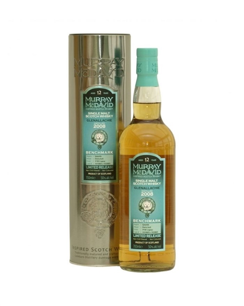 GlenAllachie 2008 Murray McDavid 12 år 1st fill Cognac Fat Single Speyside Malt Whisky