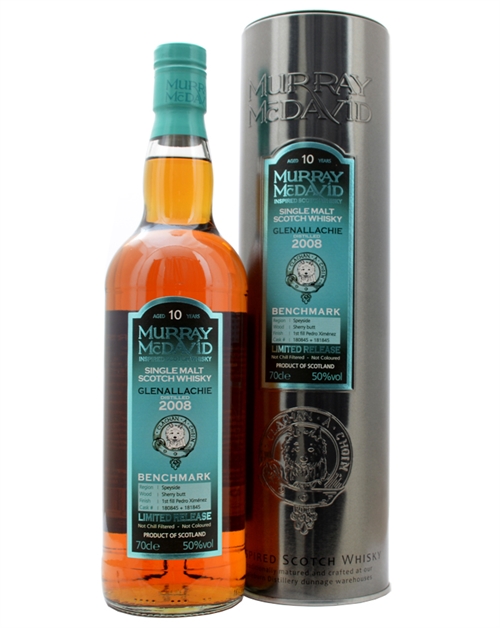 GlenAllachie 2008/2020 Murray McDavid 12 år 1st fill PX Fat Single Speyside Malt Whisky 50%