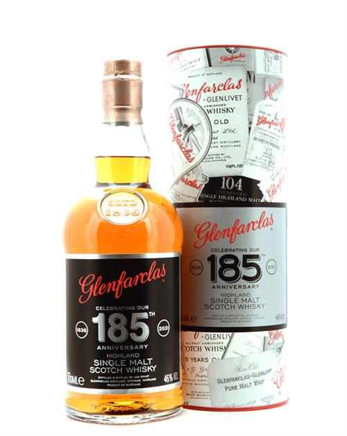 Glenfarclas firar vårt 185-årsjubileum Highland Single Malt Scotch Whisky 70 cl 46%