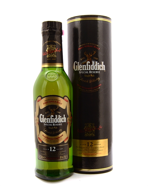 Glenfiddich 12 år Special Reserve Single Highland Malt Scotch Whisky 35 cl 40%