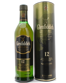 Glenfiddich 12 år Vintage Flaska 5 Single Speyside Malt Scotch Whisky 70 cl 40%