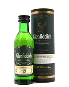 Glenfiddich Miniature 12 år Vår Signatur Malt Single Malt Scotch Whisky 5 cl 40%