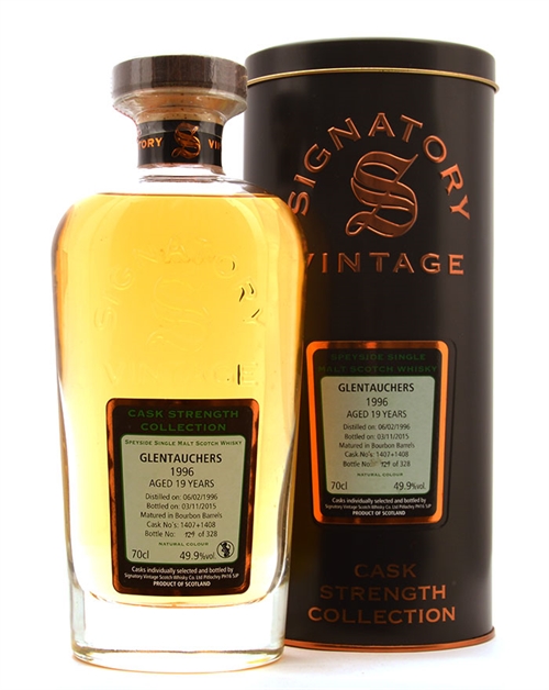 Glentauchers 1996/2015 Signature Vintage 19 år Single Speyside Malt Scotch Whisky 70 cl 49,9%