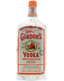 Gordons Vodka 175 CL Vintage Flaska 10 USA 175 cl 40%