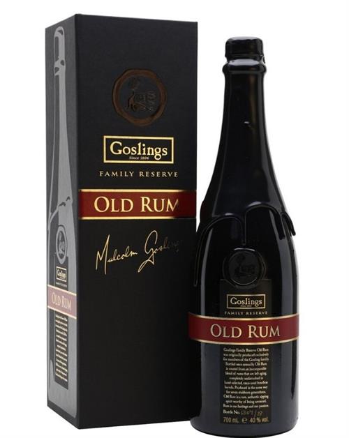 Gosling\'s Family Reserve Old Rum Bermuda 40 procent alkohol och 70 centiliter 