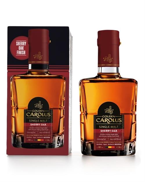 Gouden Carolus Single Malt Sherry Oak Whisky från Belgien