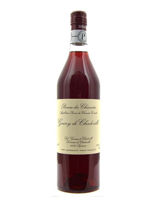 Gourry de Chadeville Pineau des Charentes Rose Franska Cognac 75 cl 17%