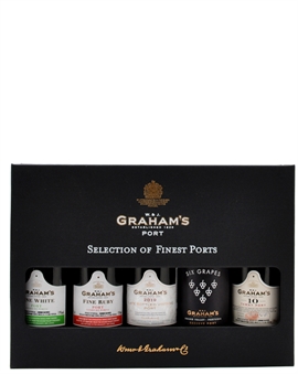 Graham's Selection of Finest Ports Miniatyrpaket Portvin Portugal 5x5 cl 20%