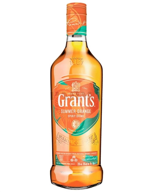 Grants Summer Orange Spirit Drink med Blended Scotch Whisky 70 cl 35%