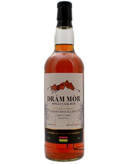 A Secret Grays Distillery 11 år Dram Mor Single Cask Rom 70 cl 51%