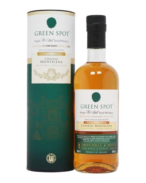 Green Spot Chateau Montelena Irish Single Potstill Irish Whisky