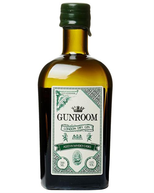 Gunroom London Dry Gin lagrad på whiskyfat