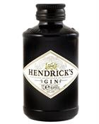 Hendricks Small Batch miniature Scottish Premium Gin 5 cl 41,4%