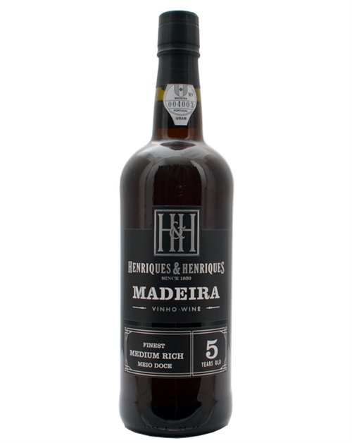 Henriques & Henriques 5 år Maderia Medium Rich Madeiravin 75 cl 19%