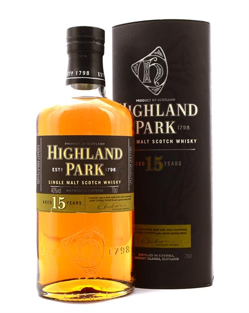 Highland Park 15 år Single Orkney Malt Whisky 40 %