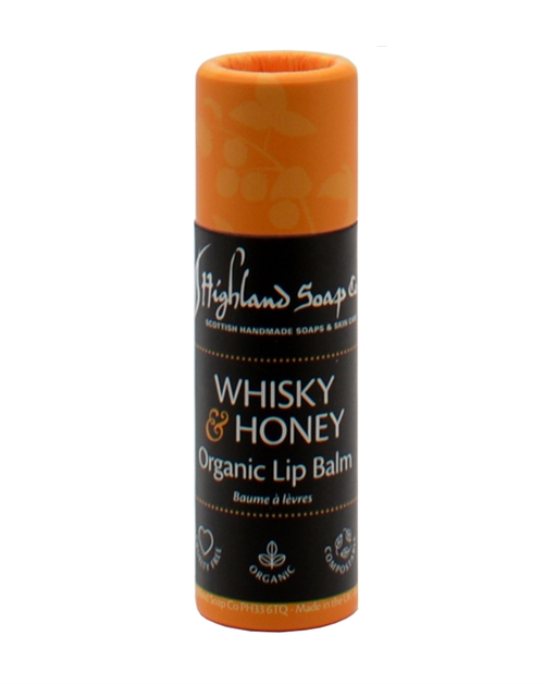 Highland Soap Co Whisky & Honey Ekologiskt Läppbalsam 12ml