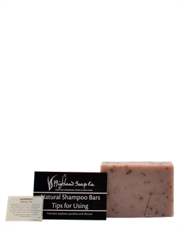 Highland Soap Co Raspberry Naturlig Schampo Bar 140g