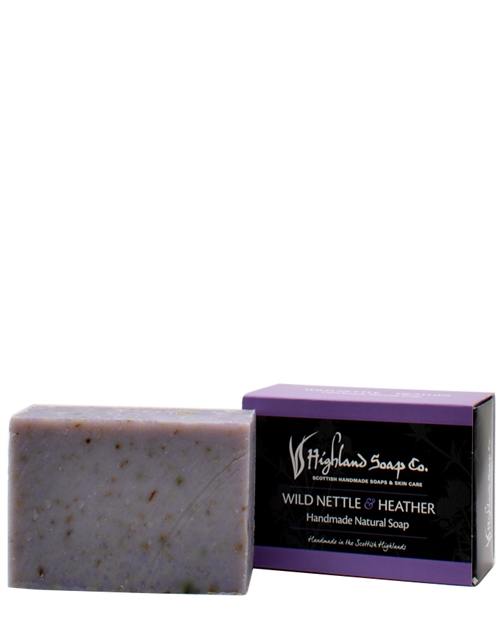 ighland Soap Co Wild Nettle & Heather Handmade Naturlig Tvålbar 190g