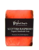 Highland Soap Co Scottish Raspberry Organic Handmade Soap Bar 150g