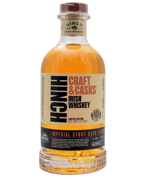 Hinch Craft & Casks Imperial Stout Cask Finish Irish Whiskey 70 cl 46,4%