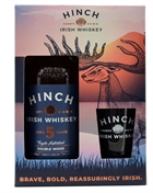 Hinch 5 år Double Wood Irish Whiskey Paket med 1 Glas 70 cl 43%