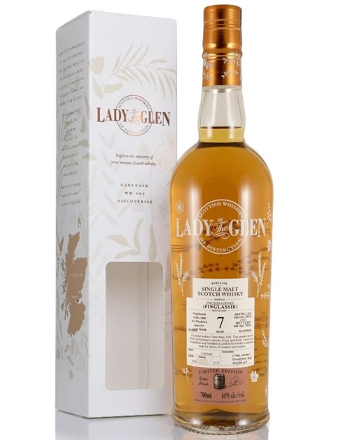 Inchdairnie 2018/2026 Finglassie Lady of the Glen 7 år Lowland Single Malt Scotch Whisky 60%