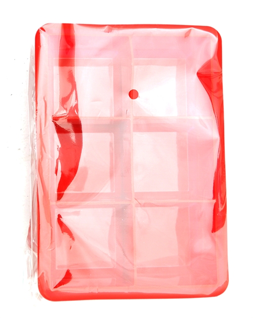 Isbitsbricka i silikon med 6 XL- Rum - Perfekt för hemmabaren