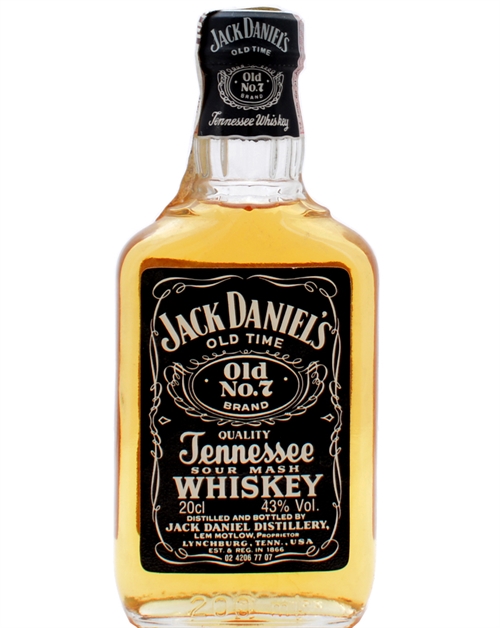 Jack Daniels Old No. 7 Old Version Tennessee Sour Mash Whiskey 20 cl 43%
