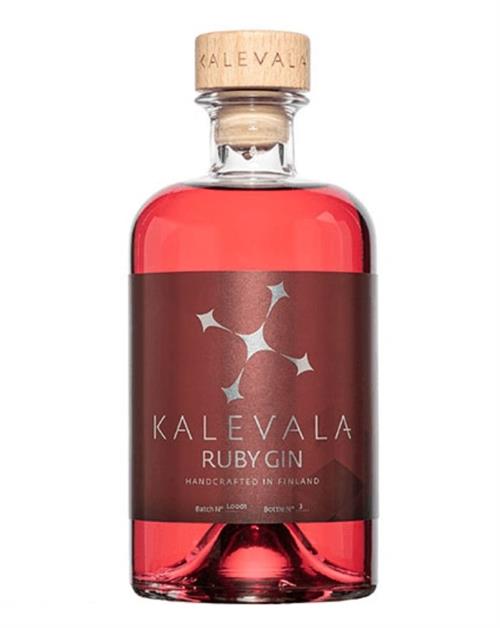 Kalevala Ruby Gin 50 cl Small Batch destillerad och buteljerad i Finland 39,3 procent alkohol