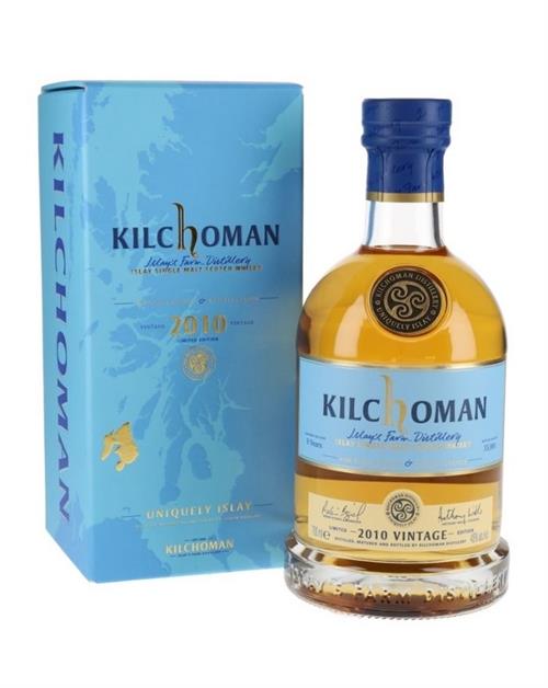 Kilchoman 2010 Vintage Release Single Islay Malt Scotch Whisky 48 procent alkohol och 70 centiliter