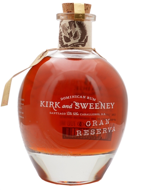 Kirk & Sweeney Gran Reserva Dominikanska Republiken Rom 70 cl 40%