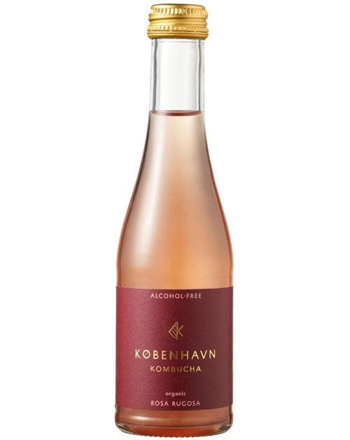 København Kombucha Rosa Rugosa alkoholfri mousserende te 20 cl 
