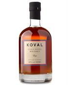 Koval Rye Single Barrel Whisky Chicago