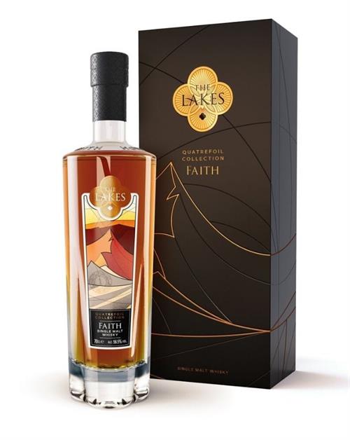 Lakes Distillery Faith Single Malt Whisky 70 centiliter 56,5 % alkohol