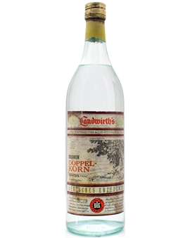 Landwirths Kronen Doppelkorn Kornbrændevin Samlerflaske Akvavit 100 cl 38%
